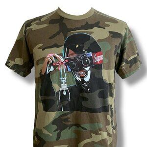 Supreme Mens Creeper Tee Sz Medium Olive Green Woodland Camo T-shirt SS19 Shirt